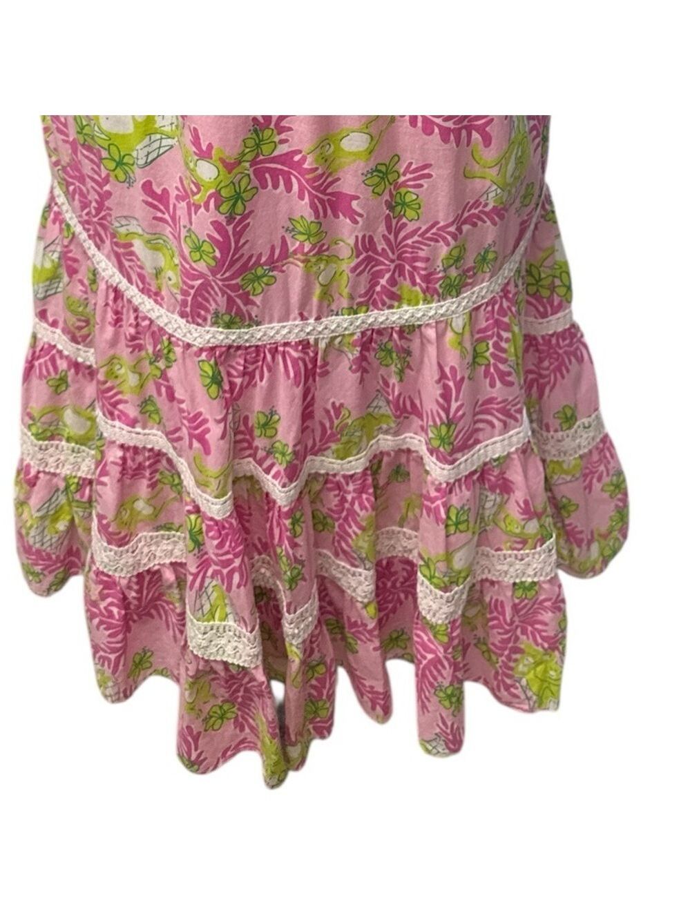 Lilly Pulitzer Women's Mommy & Me Monkey Print Sleeveless Cotton Dress Size 10 - Picture 5 of 16